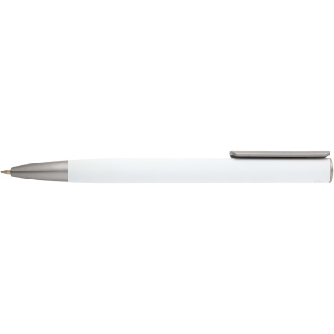 Logo trade promotional gifts picture of: Ziggur aluminium ballpoint pen (blue ink)